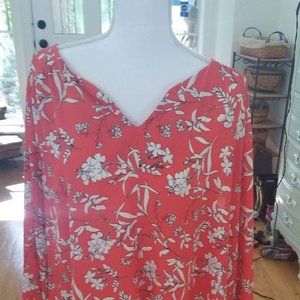 Meri Skye / 2X / Floral Blouse